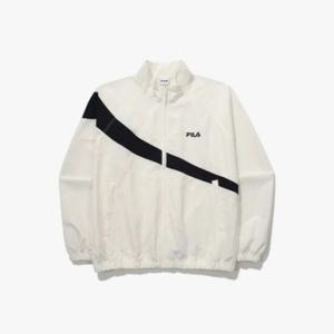 휠라바람막이 KQC FS2JKG2103X-OWH 경량 플래그 바람막이