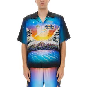 카사블랑카 반팔 셔츠 U MS25 SH 003 04LAPREMONITION MULTICOLO