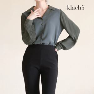 [클라셰]KLACHE 플리프슬리브블라우스_CB2FBL027A