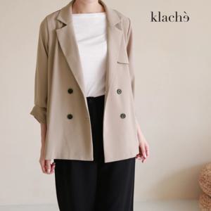 [클라셰]KLACHE 하프트렌치더블자켓_CK2FJK009A