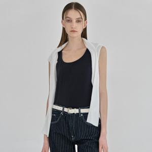 [나인][나인](Z-T-6666)MINIMAL SLIM SLEEVELESS TEE