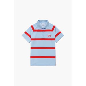 [20%OFF] 르꼬끄골프 여성 요꼬에리 스트라이프 반팔 티셔츠 (GQ222LTS42)