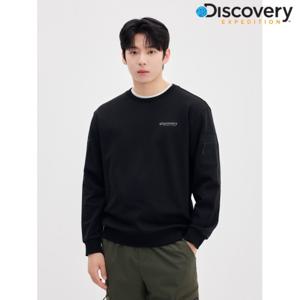 [디스커버리] 남성 와펜포켓 맨투맨 DMMT35051-BKS