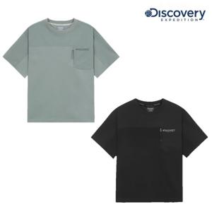 디스커버리키즈 DKRS82053 키즈 프레시벤트 전면포켓 하이브리드 반팔티셔츠