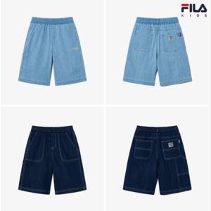 [FILA KIDS]5부 데님 포켓팬츠-FK2TRH2301X
