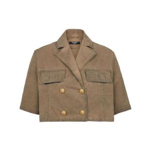 25 FW 발망 더블 브레스티드 반소매 재킷 AF1HL010CD07 TP432305342