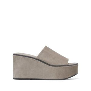 25 FW Brunello Cucinelli 스웨이드 플랫폼 샌들 MZSFG1996C5859 TP438776396