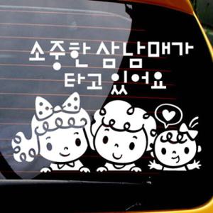 아트박스/제제데코 소중한 삼남매가 타고 있어요