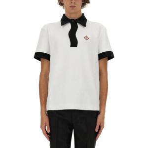 카사블랑카 멤피스 로고 패치 폴로셔츠 MPF24JTP259 01WHITE TP942756652