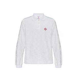 카사블랑카 자수 로고 폴로 셔츠 MPS25JTP300010 BRIGHTWHITE TP934994815