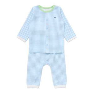 [블루독베이비8] FW25 체크도기내의 HJ (45A7005420) (BLUEDOG BABY 유아 출산 백일 선물 도트 강아지 내복