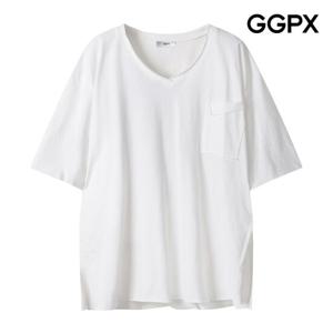 [GGPX] 빈티지 V넥 포켓 티셔츠 (GP6TS027F)