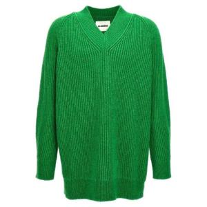 Jil Sander V 넥 니트 오버사이즈 점퍼 J22GP0192J14698 325 TP945184084