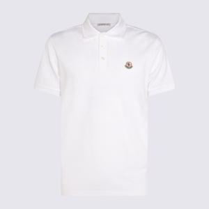 몽클레어 화이트 로고 패치 폴로 티셔츠 K20918A00014 84556002