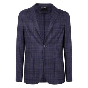 25 FW Zegna 체크 울 블레이저 254709A21DNMG0 TP440143702