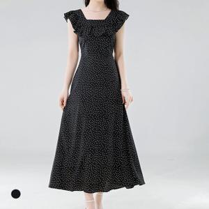 [카라]KARRA 도트프릴탑원피스_A5M1029