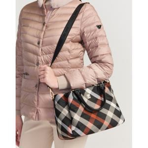 닥스 골프 여성 25FW ONLINE EXCLUSIVE 블랙믹스 클래식 체크 토트백 DNGF5F956BA