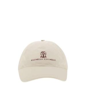 BRUNELLO CUCINELLI 브루넬로 쿠치넬리 아이보리 볼 캡 2144787
