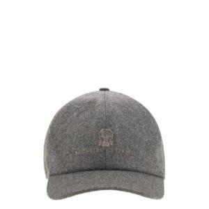 BRUNELLO CUCINELLI 브루넬로 쿠치넬리 그레이 볼 캡 2144890
