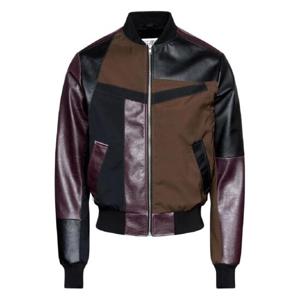 25 FW 메종마르지엘라 레더 패널 봄버 재킷 SH2AM0042M35609 TP440927192