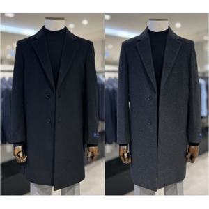 [레노마캐주얼]F/W 25년 신상품 캐시미어혼방 체스터코트 블랙/그레이컬러 RRDIBH912A EK3653