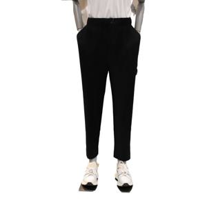 [본(정장)]BON 24S/S 세미플리츠 와이드 원턱 블랙 남성 팬츠 (BN4MTA390)