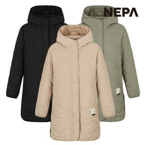 네파 여성 써모-퍼프 후디 롱 패딩자켓 7J60962