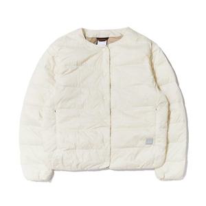 아이더패딩 BQJ DWP23543W4 DETACHABLE (디테쳐블) 여성 슬림 다운 자켓 (Vanilla)