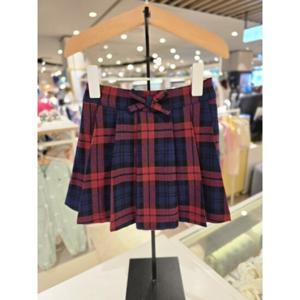 [블루독베이비] 25 FW(레드)체크 스커트 팬츠(45A1941201)백일 돌 조카 유아 아가옷 선물 치마 바지 (45A19