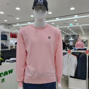 [마코]남성 봄 사시바립조직 라운드풀오버 니트 MNM1SW91