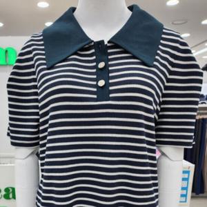 [마코]여성 빅에리포인트 스트라이프 티셔츠MNW2TS22
