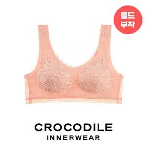 [크로커다일 이너웨어]레이스 퓨징 몰드부착 감탄브라 1종 CDWBR2M02A