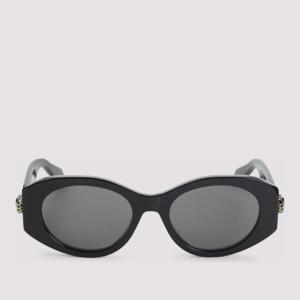 불가리 블랙 오벌 다크 렌즈 선글라스 BV40007I BLACK