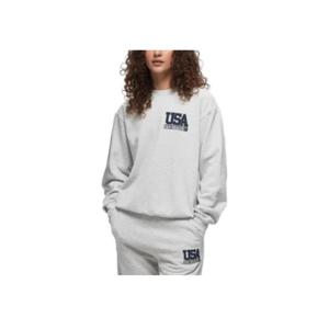 스포티앤리치 팀 USA 크루넥 맨투맨 - 그레이  CR883HG