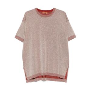 미소니 반팔 티셔츠 DS25WN04 BK01BYL201F Pink