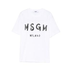 키즈 엠에스지엠 폴로 셔츠 F5MSJUTH007 001 White