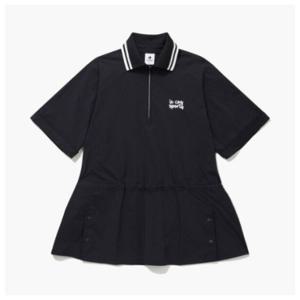 [르꼬끄골프]르꼬끄골프반팔티 KQF GQ122LTS36-BLCK 여성 중기장