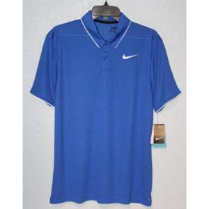 247011 NEW Nike Men s Dry Golf Victory Polo Shirt MEDIUM 904476-480 Royal Blue