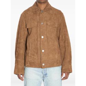 AMI Paris snap button flap pocket jacket UJK839LH0059