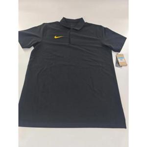 247143 Mens Nike Black Gold Golf Polo Size Small New Dri Fit On Field Apparel