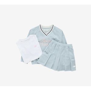 뉴발란스 키즈 3PCS 여아 우븐 스트레치 셋업 B1 NK9YF3201G 51 60