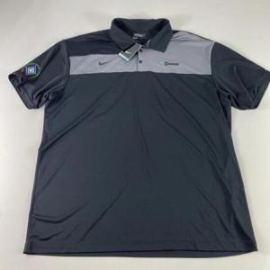 [나이키 골프]246982 Nike Golf  Shirt Mens 4XL Black Gray Dri