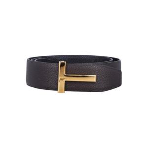 톰포드 가죽 벨트 25ATB178LCL236G 3BN06 BROWN BLACK T GOLD