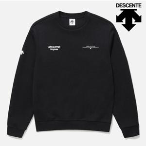 [데상트]데상트 에센셜 그래픽 맨투맨 SP123UHT12BLK0 긴팔티 스