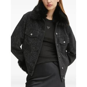 25 FW 게스 라인스톤 장식 데님 재킷 W4BN48D5HM1 TP441357872