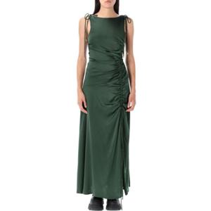 가니 롱 원피스 25AW07397051 774 GREEN