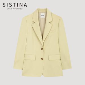 [SISTINA] 인기 오버 백 슬릿 싱글 자켓_AWWJKO11710_LY