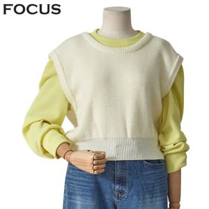 [포커스]라운드넥크롭니트조끼_FS4A7VT0080