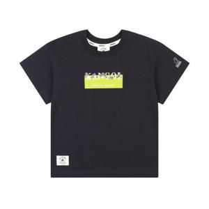 [캉골키즈]NYBG 레터링 컬러 블록 그래픽 티 QB 0421 다크 이비