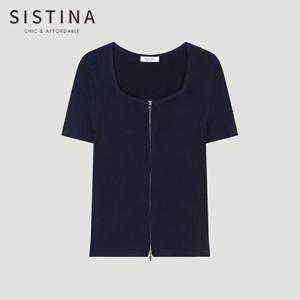 [SISTINA] 인기 스퀘어넥 투웨이 집업 가디건_ASKCDO21590_NA